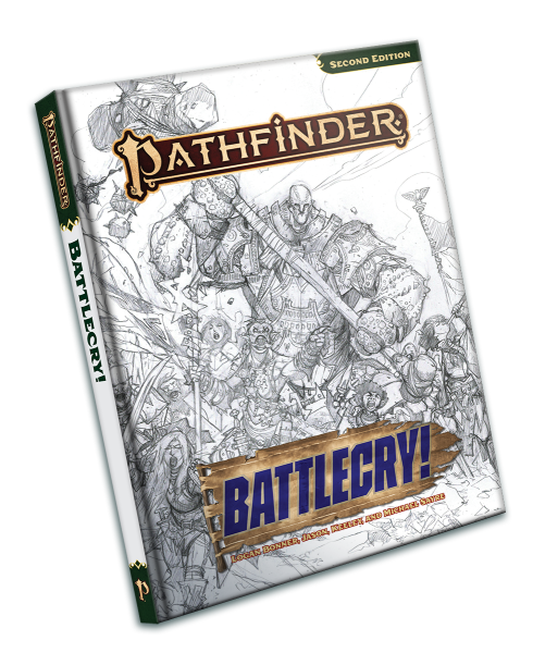 Battlecry - Sketch Cover - Pathfinder 2