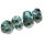 Thracian Azure Swirl DCC Dice