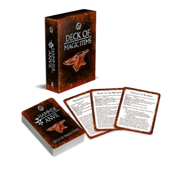 Hammer & Anvil Magic Item Deck- D&D