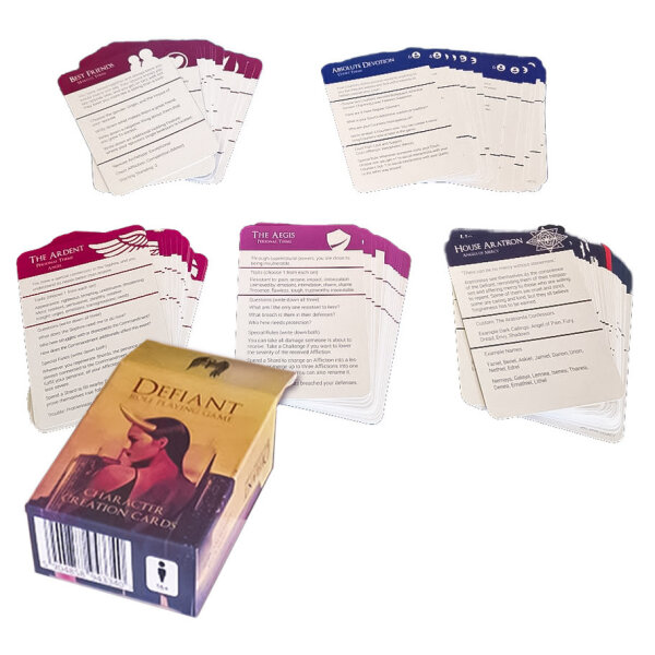 Defiant - Character Creation Cards