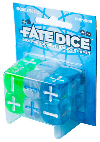 FATE Atomic Robo Dice