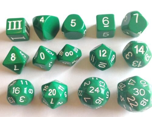 DCC Dice Forest Green