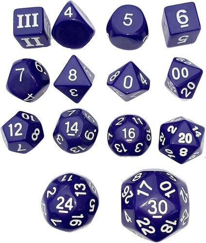 DCC Dice Dark Purple