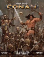 Conan - The Monolith Sourcebook + PDF