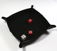 Black Folding Dice Tray - All Rolled Up