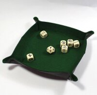 Forest Green Folding Dice Tray - All Rolled Up