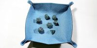 Sky Blue Folding Dice Tray - All Rolled Up